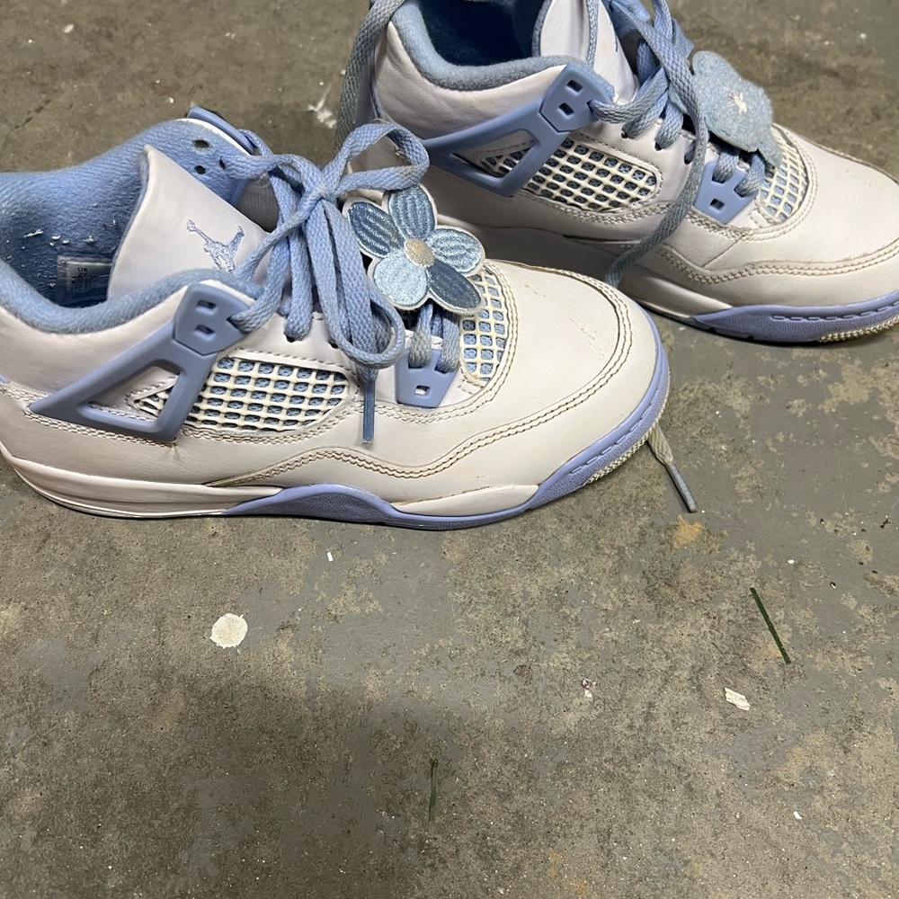 Kids Air Jordan 4 Forget Me Not